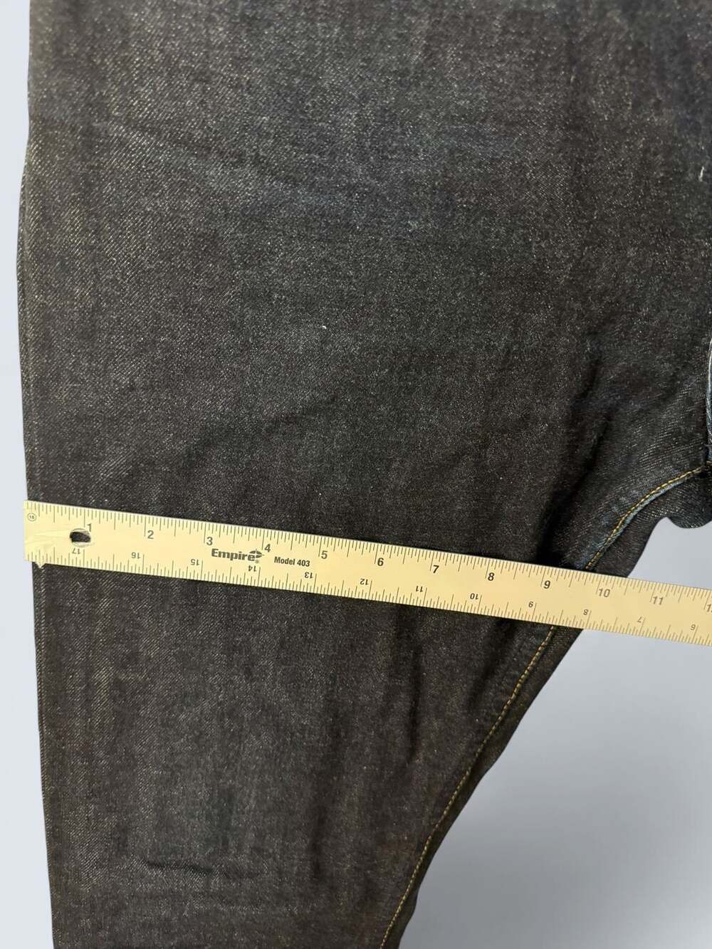 Brave Star Selvedge Denim Jeans Size 34 Indigo Raw Skinny - Picture 7 of 10